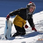 Aktiviteter for børn i sneen i Saalbach